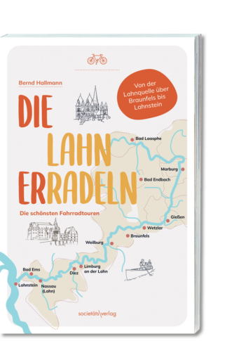 Buchcover in 3D: Die Lahn erradeln, RGB-Datei zum Download