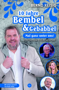 Buchcover 10 Jahre Bembel und Gebabbel, CMYK