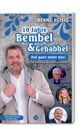 Buchcover in 3D: 10 Jahre Bembel und Gebabbel, RGB-Datei zum Download