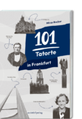 Buchcover in 3D: 101 Tatorte in Frankfurt, RGB-Datei zum Download