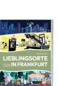 Buchcover in 3D: Lieblingsorte in Frankfurt, RGB-Datei zum Download