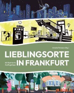 Buchcover in 2D: Lieblingsorte in Frankfurt, RGB-Datei zum Download