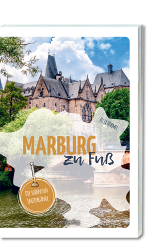 Buchcover in 3D: Marburg zu Fuß, RGB-Datei zum Download