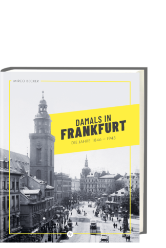 Buchcover in 3D: Damals in Frankfurt Bildband, RGB-Datei zum Download