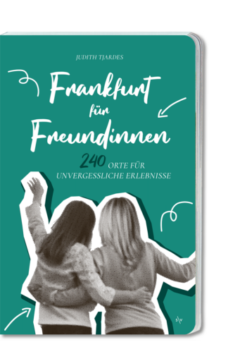 Buchcover in 3D: Frankfurt für Freundinnen, RGB-Datei zum Download