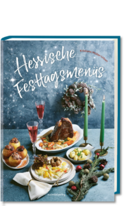 Buchcover in 3D: Hessische Festtagsmenüs, RGB-Datei zum Download