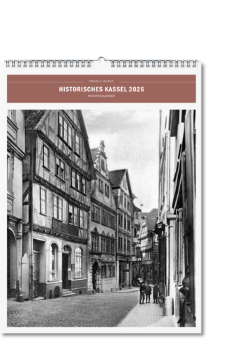 Kalendercover in 3D: Historisches Kassel 2026, RGB-Datei zum Download