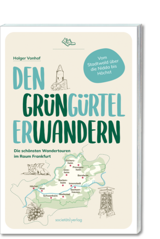 Buchcover in 3D: Den Grüngürtel erwandern, RGB-Datei zum Download
