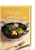 Buchcover in 3D: Hessisch vegetarisch, RGB-Datei zum Download