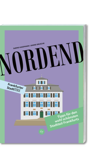 Buchcover in 3D: Nordend Frankfurter Stadtteile, RGB-Datei zum Download
