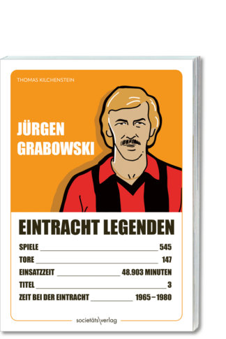 Buchcover in 3D: Jürgen Grabowski - Eintracht Legenden, RGB-Datei zum Download
