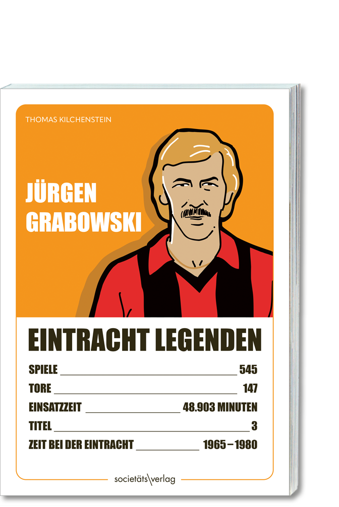 Buchcover in 3D: Jürgen Grabowski - Eintracht Legenden Buchcover in 3D: Jürgen Grabowski - Eintracht Legenden, RGB-Datei zum Download