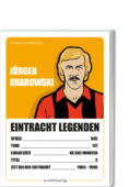 Buchcover in 3D: Jürgen Grabowski - Eintracht Legenden, RGB-Datei zum Download