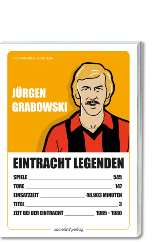 Buchcover in 3D: Jürgen Grabowski - Eintracht Legenden, RGB-Datei zum Download