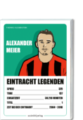 Buchcover in 3D: Alexander Meier - Eintracht Legenden, RGB-Datei zum Download