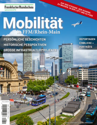 Buchcover in 3D: Mobilität - Frankfurter Rundschau Geschichte, RGB-Datei zum Download