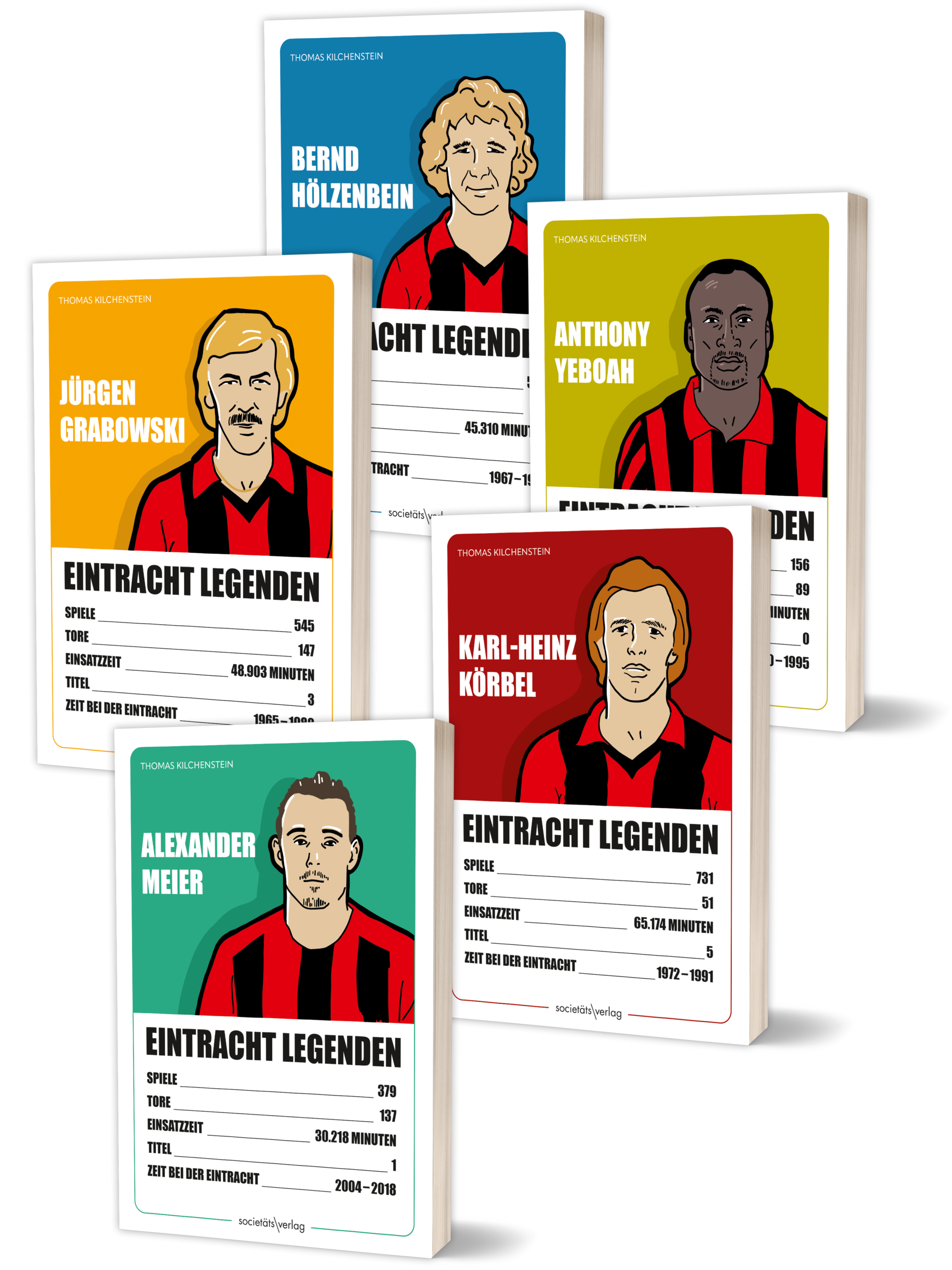 Buchcover in 3D: Eintracht-Legenden